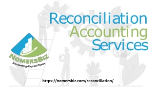 Reconciliation Accounting Services | NomersBiz