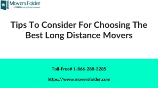 Consider These Things to Hire Best Long Distance Movers