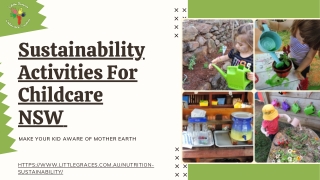 Main Sustainability Activities For Childcare NSW | Tips For Overall Development Of Kids