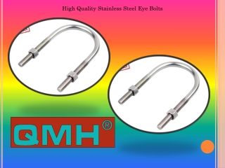 High Quality Stainless Steel Eye Bolts