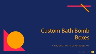 Custom Printed Bath Bomb Boxes