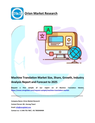 Machine Translation Market pdf