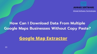 How Can I Download Data From Multiple Google Maps Businesses Without Copy Paste?