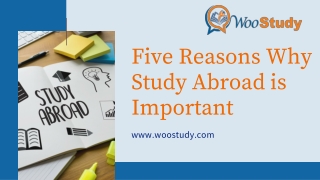 Five Reasons Why Study Abroad is Important-woostudy.com