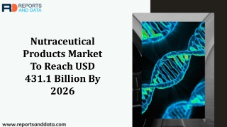 Nutraceutical Products Market Overview To 2020- 2027