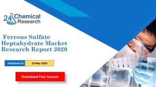 Ferrous sulfate heptahydrate Market Report 2019 - History, Present and Future