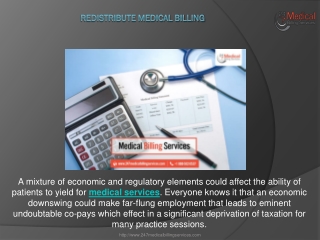 Redistribute Medical Billing