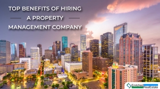 Top benefits of hiring a property management company
