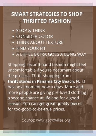 SMART STRATEGIES TO SHOP THRIFTED FASHION