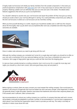 Roofing Ideas That Will Make Life Easier For You