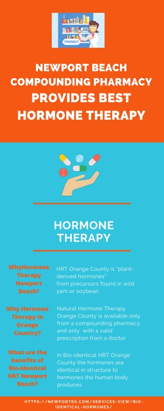 Newport beach compounding pharmacy provides best Hormone Therapy