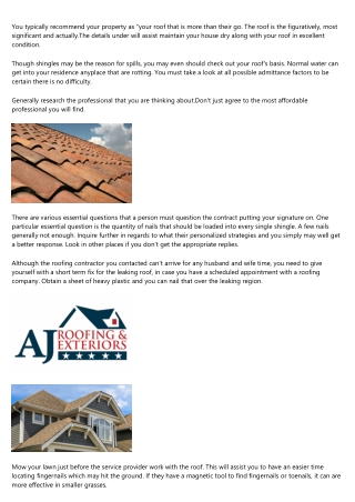 Strategies For Picking A Quality Roofing Contractor