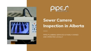 Sewer Camera Inspection in Alberta by High-Quality Cameras