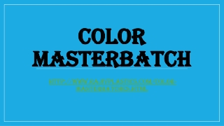 Color Masterbatch