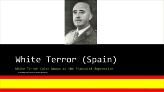 White terror in Spain