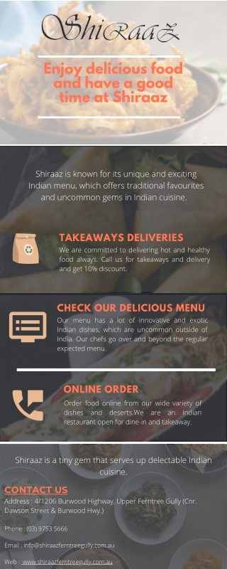 Order Delicious Takeaway from Indian restaurant in Melbourne