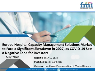 FMI’s Detailed Report on Europe Hospital Capacity Management Solutions Market Offers Projections of Potential Impact of