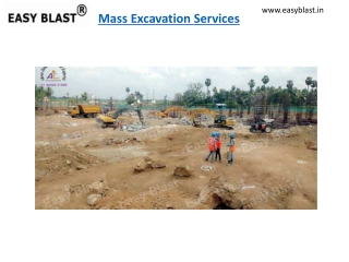 Mass Excavation Services - Easy Blast