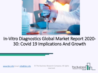 In-Vitro Diagnostics Market With Eminent Key Players And Future Outlook 2020