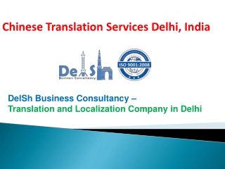 Chinese Translation Services in India