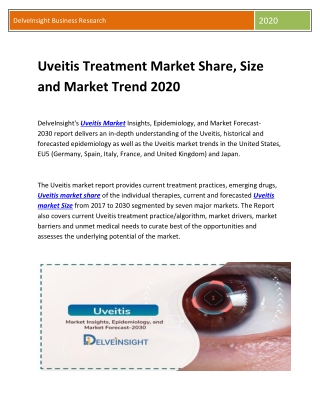Global uveitis treatment market 2020