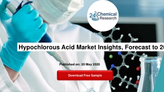 Hypochlorous Acid Market Insights, Forecast to 2026