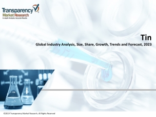 Tin Market Manufactures and Key Statistics Analysis 2015-2023