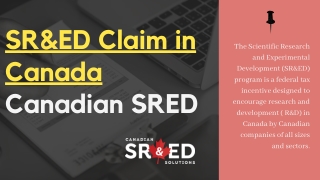 SR&ED Claims Canada - Canadian SRED