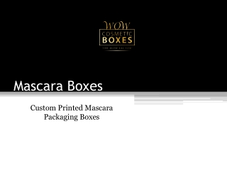 Mascara Boxes