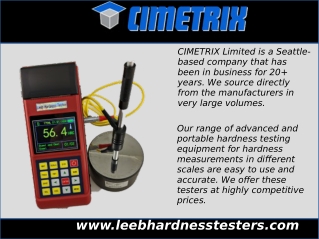 Metal Hardness Tester