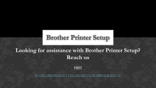 Brother Printer Setup