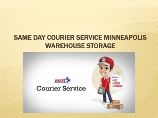 The efficiency required for medical courier service Minneapolis