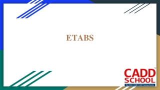 Etabs | Etabs Software training in Chennai