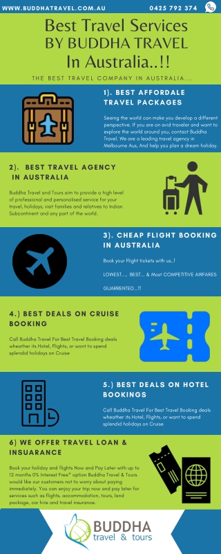 Best Travel Service by Buddha Travel In Australia