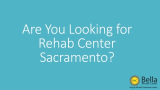 Best Rehab Center In Sacramento