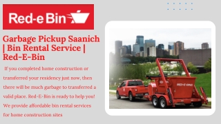 Bin Rental Service & Garbage Pickup Saanich