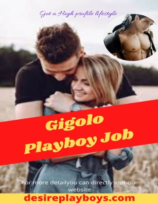 Gigolo Playboy: the most demanding job in India