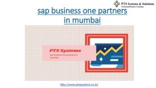 sap business one partners in mumbai