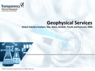 Geophysical Services Market Research Report | Sales, Size, Share and Forecast 2026