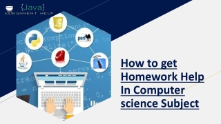 how to get homework help in computer science