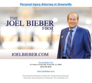 Personal Injury Attorney in Greenville