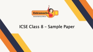 Learn all about ICSE Class 8 Science Sample Paper on Extramarks