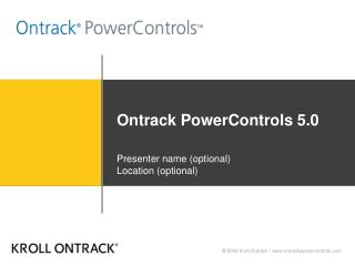 Ontrack PowerControls 5.0