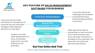 Sales Management Software