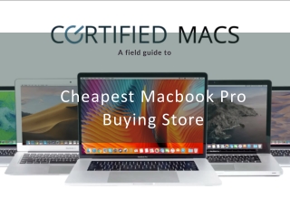 Cheapest Macbook Pro Buying Store
