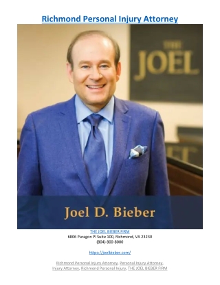 Richmond Personal Injury Attorney