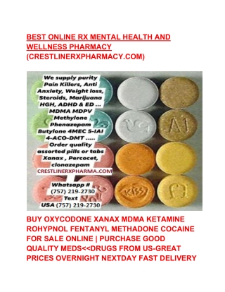 Pain And Anxiety Medications Online