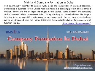 LLC Company Formation In Dubai