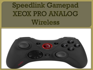 Speedlink Gamepad XEOX PRO ANALOG Wireless