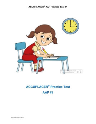 ACC. AAF Practice Test #1